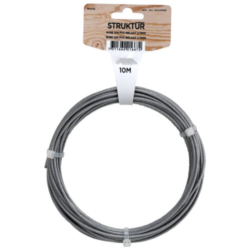 MILLERS WIRE 10M 2/3MM FORZINKET PVC
