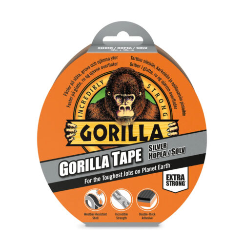 GORILLA EXTRA STERK TEKSTILTAPE SØLV 48MM32M