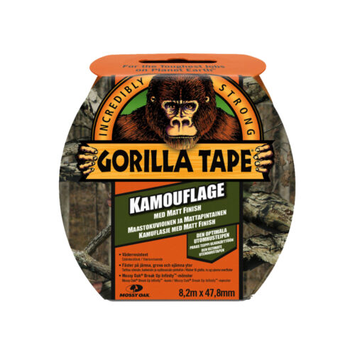 GORILLA EXTRA STERK LERRETSTAPE CAMO 48MMX8,2M