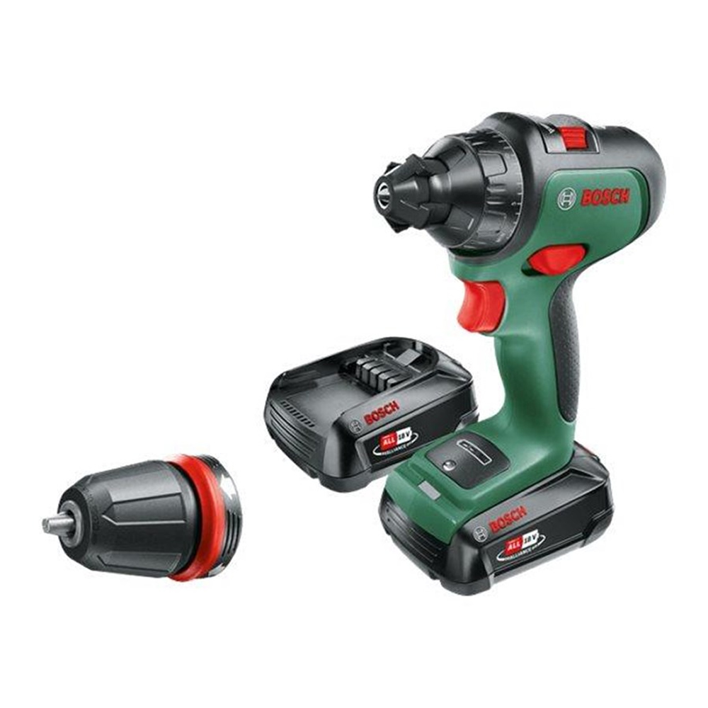 BOSCH ADVANCED DRILL 18 BORSKRUTREKKER 2 X 2,5AH BATTERI