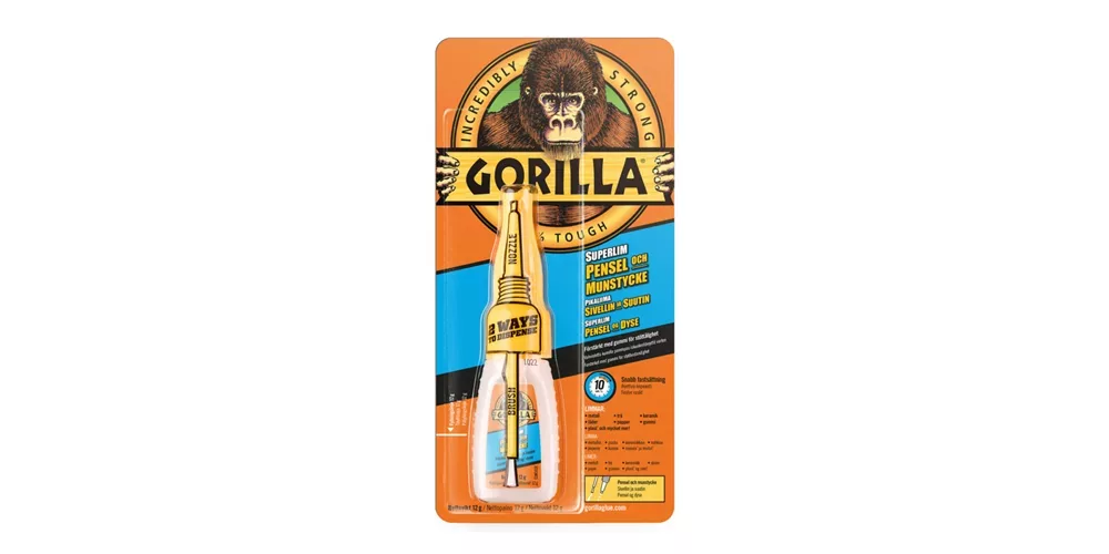 GORILLA SUPER GLUE BRUSH & NOZZLE