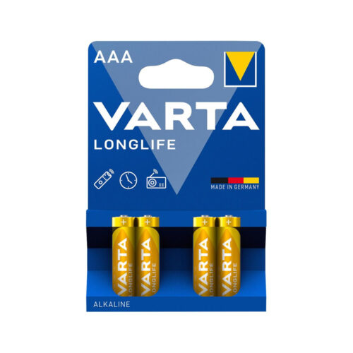 VARTA LR03 1.5V AAA LONGLIFE BATTERI 4PK