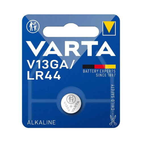 VARTA V13GA LR44 1,5V ALKALISK KNAPPEBATTERI