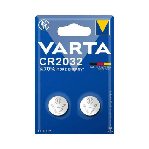 VARTA CR2032 3V LITIUM 2PK KNAPPEBATTERI