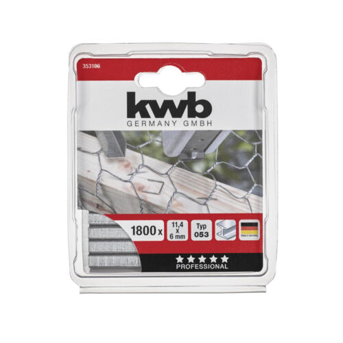 KWB STIFTER 053/353 1800 STÅL Ø6 X11.4MM