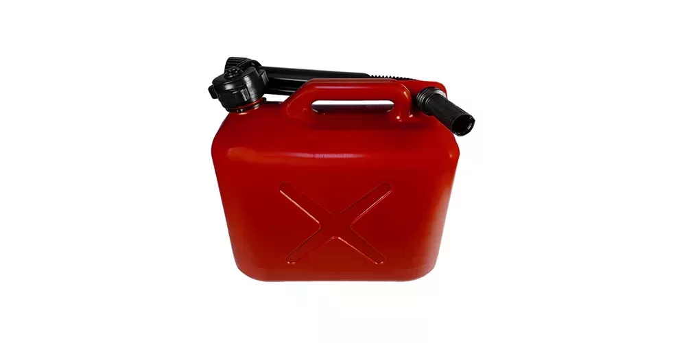BENSINKANNE 5L RØD - Nøsen