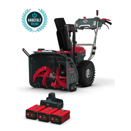 CRAMER 82SN61 SNØFRESER INKL. 3 X 82V360 BATT. OG 82C2 LADER
