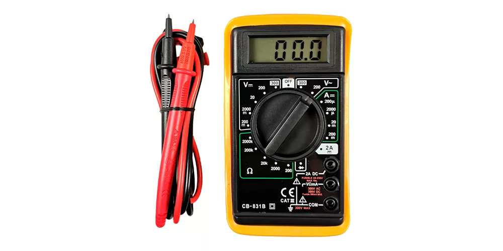 MULTIMETER DIGITALT M/7FUNKSJ.