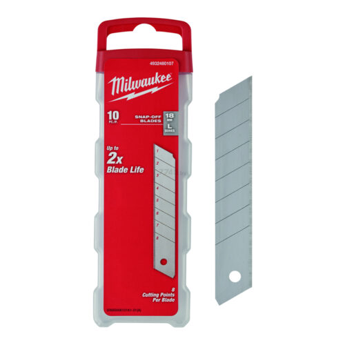 MILWAUKEE KNIVBLAD BREKK-AV 18MM 10P