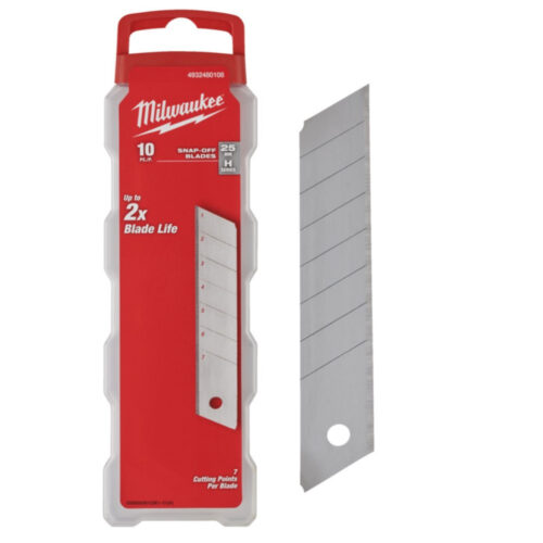MILWAUKEE KNIVBLAD BREKK-AV 25MM 10P