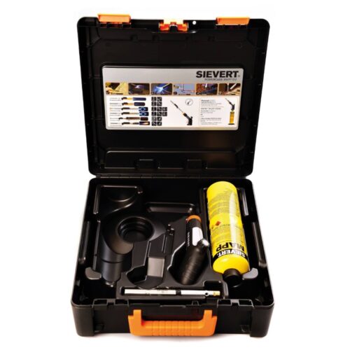 SIEVERT BRENNERSETT POWERJET I KOFFERT MED 1 MAPP US 1"