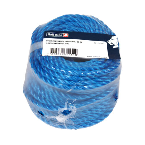 BGU TAU POLY 6MM X 20M BLÅ