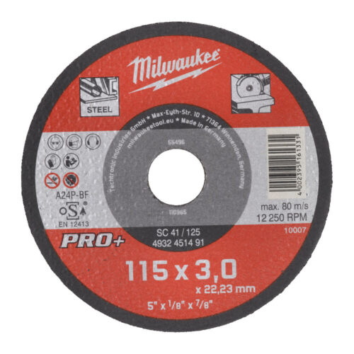 MILWAUKEE METAL PRO+ SCS41/115X3 KAPPESKIVE