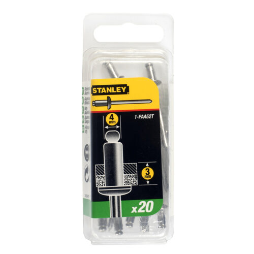 STANLEY POPNAGLER ALU 4X3MM A20 1-PAA52T