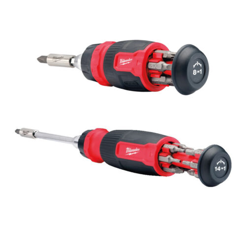MILWAUKEE MULTI-BIT SKRUTREKKER MED SKRALLEFUNKSJON 2PK