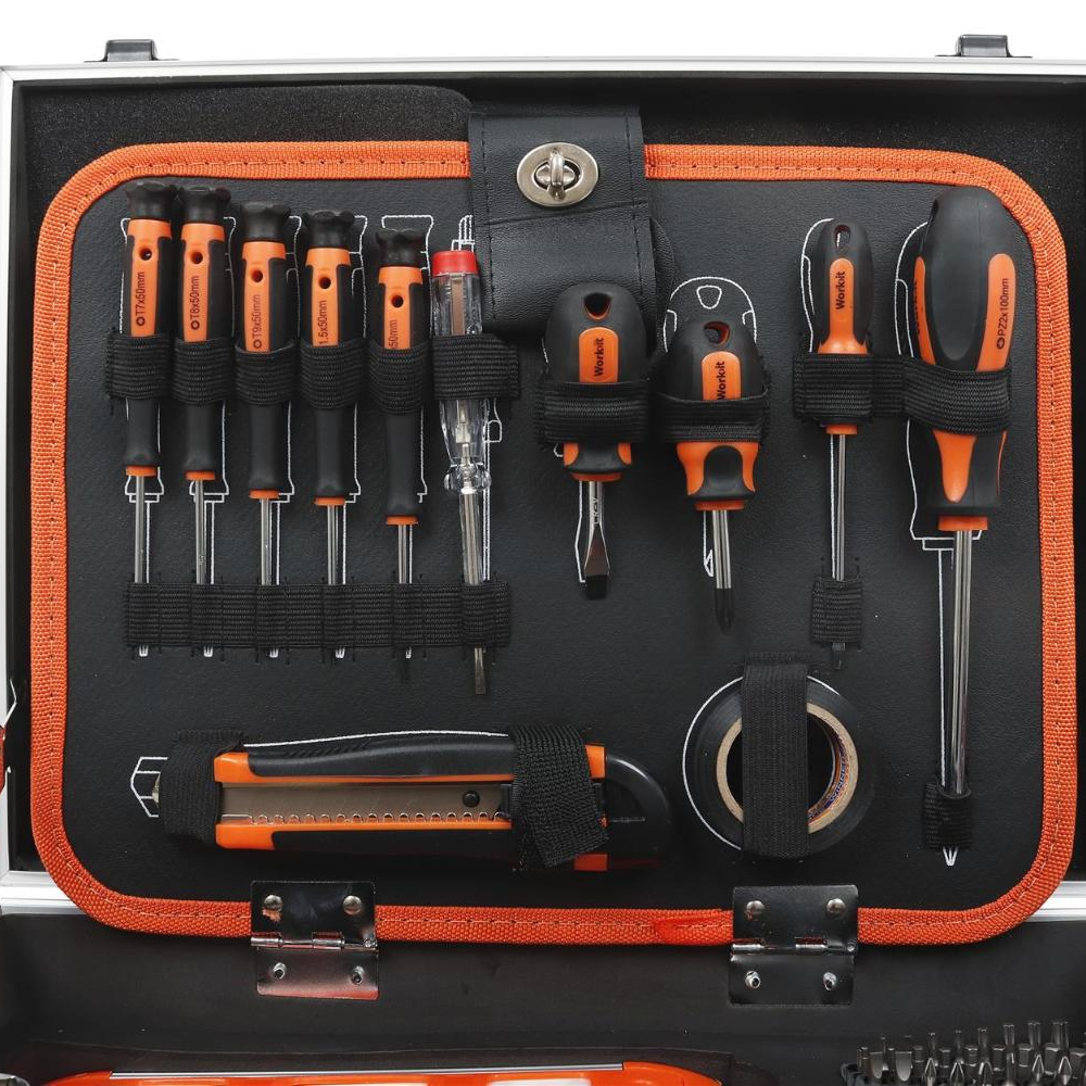 WORK-IT VERKTØYKOFFERT 107 DELER - Bilde 4