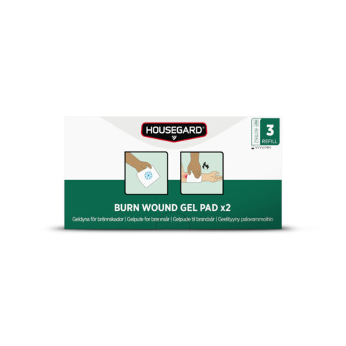 HOUSEGARD KJØLEGELKOMPRESSER VED BRANNSKADER (2 PAKNING)