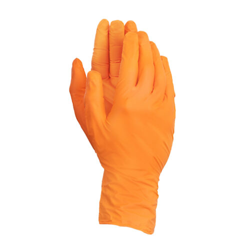 HANDI NITRIL ENG.HANSKER ORANSJE