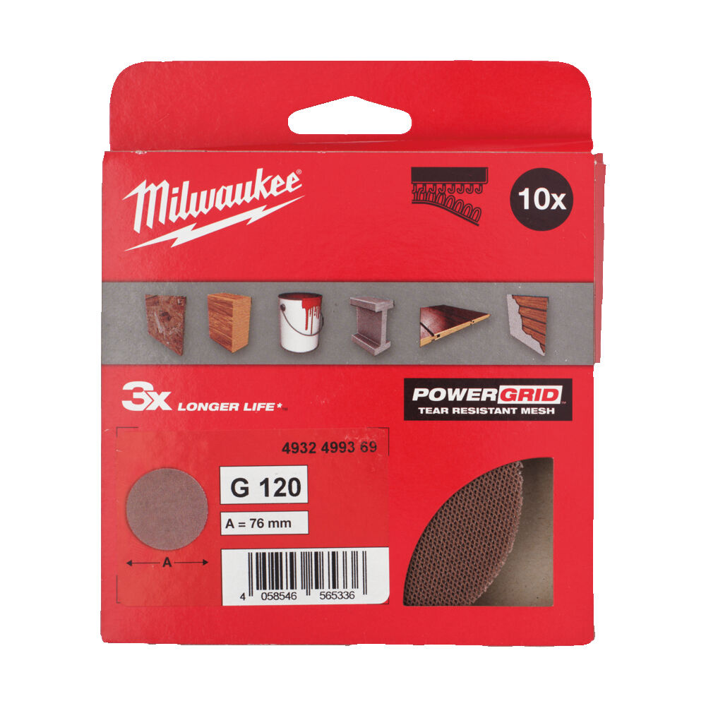 MILWAUKEE SLIPENETT 76MM 10P - Bilde 3