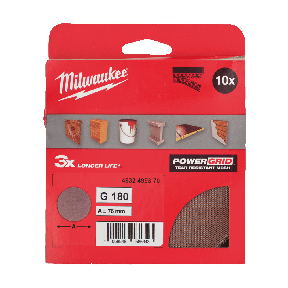 MILWAUKEE SLIPENETT 76MM 10P - Bilde 4