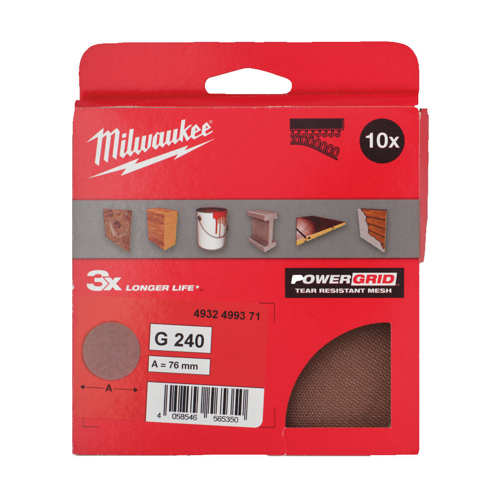 MILWAUKEE SLIPENETT 76MM 10P - Bilde 5