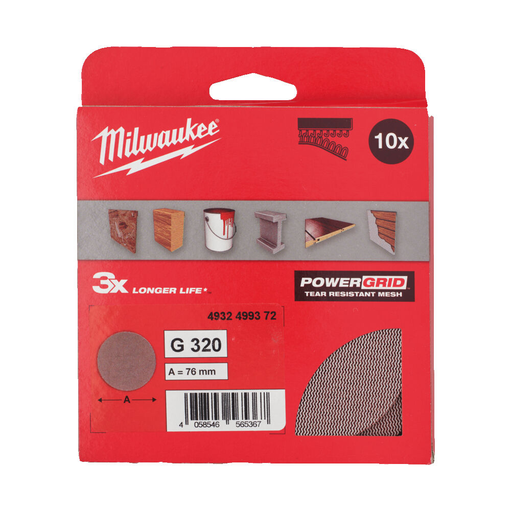 MILWAUKEE SLIPENETT 76MM 10P - Bilde 6