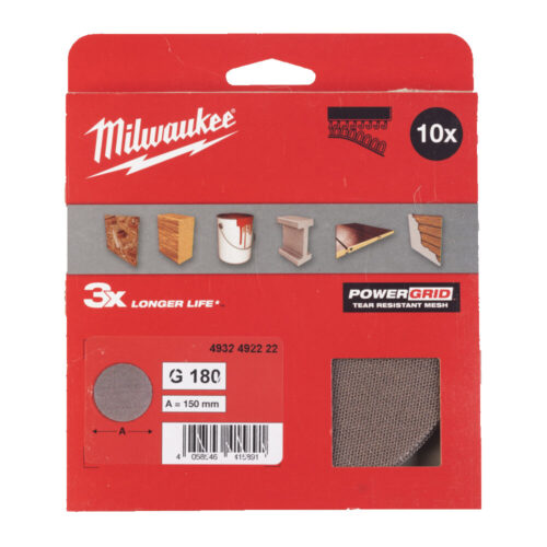 MILWAUKEE SLIPENETT 150 MM 10 PK - K180