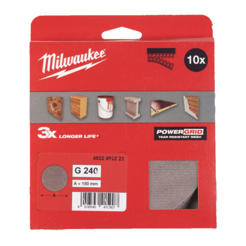 MILWAUKEE SLIPENETT 150 MM 10 PK - K240