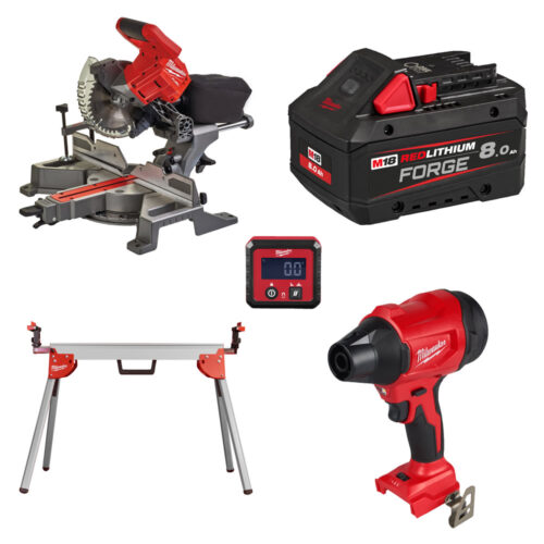 MILWAUKEE M18 FMS190 KAPPSAG PAKKE FB8. MSL2000. M18 BLHSB