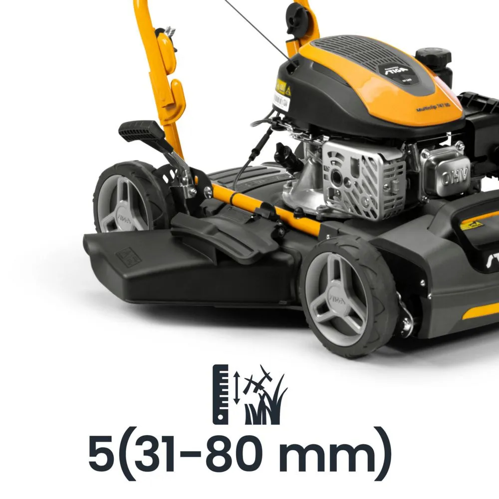 STIGA MULTICLIP 747 SD BENSINDREVET GRESSKLIPPER - Bilde 8