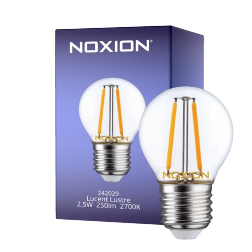 NOXION LUCENT FILAMENT LED LUSTRE P45 E27 2.5W 250LM 2700K