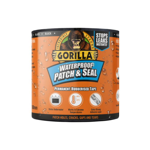 GORILLA WATERPROOF PATCH & SEAL TAPE BLACK 3M