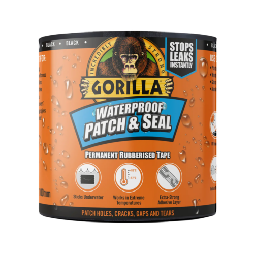GORILLA WATERPROOF PATCH & SEAL TAPE BLACK 3M
