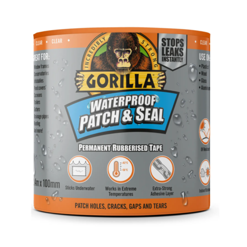 GORILLA WATERPROOF PATCH & SEAL TAPE KLAR 2,4M