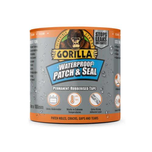 GORILLA WATERPROOF PATCH & SEAL TAPE KLAR 2,4M