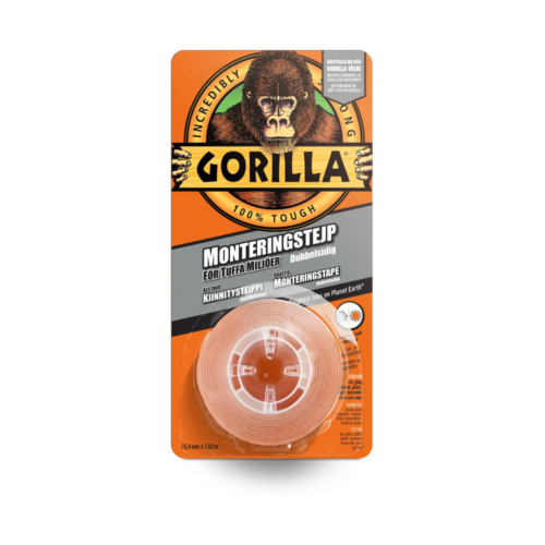 GORILLA MONTERINGSTAPE KLAR