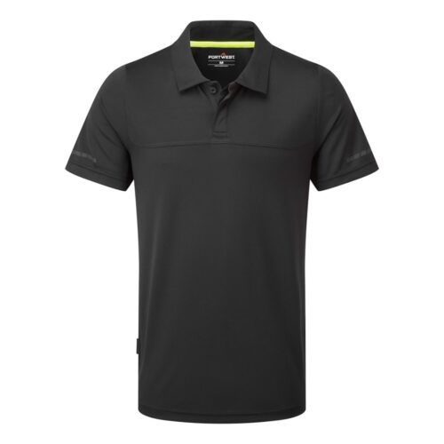 PORTWEST EV410 POLOSKJORTE SORT