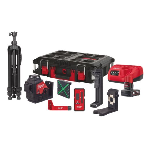 MILWAUKEE M12 3PLKIT-401P 3-PLANSLASER