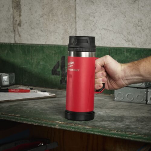 MILWAUKEE KOPP 532ML RØD PACKOUT DRIKKELOKK
