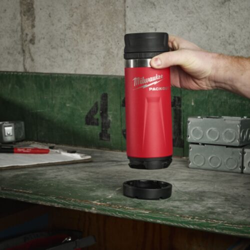 MILWAUKEE TERMOFLASKE 532ML RED PACKOUT DRIKKELOKK