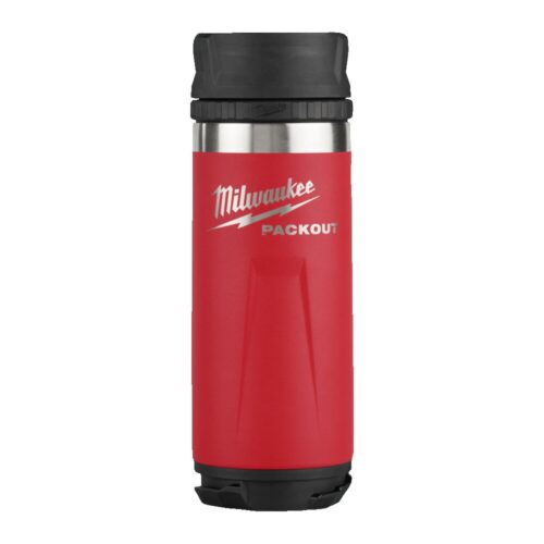 MILWAUKEE TERMOFLASKE 532ML RED PACKOUT DRIKKELOKK