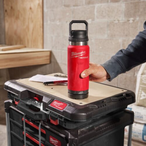 MILWAUKEE TERMOFLASKE 532ML RED PACKOUT STOR ÅPNING