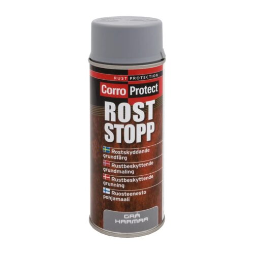 CORROPROTECT RUST-STOPP GRÅ SPRAY GRUNNING 400ML